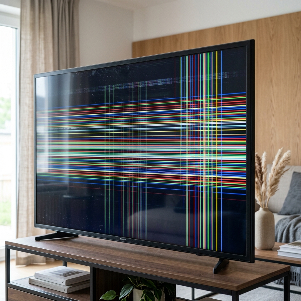 TV ekranında çizgi sorunu ve çözümü